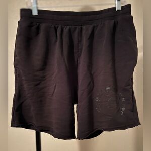 Mens Black Gymshark Sweat pant Shorts size M